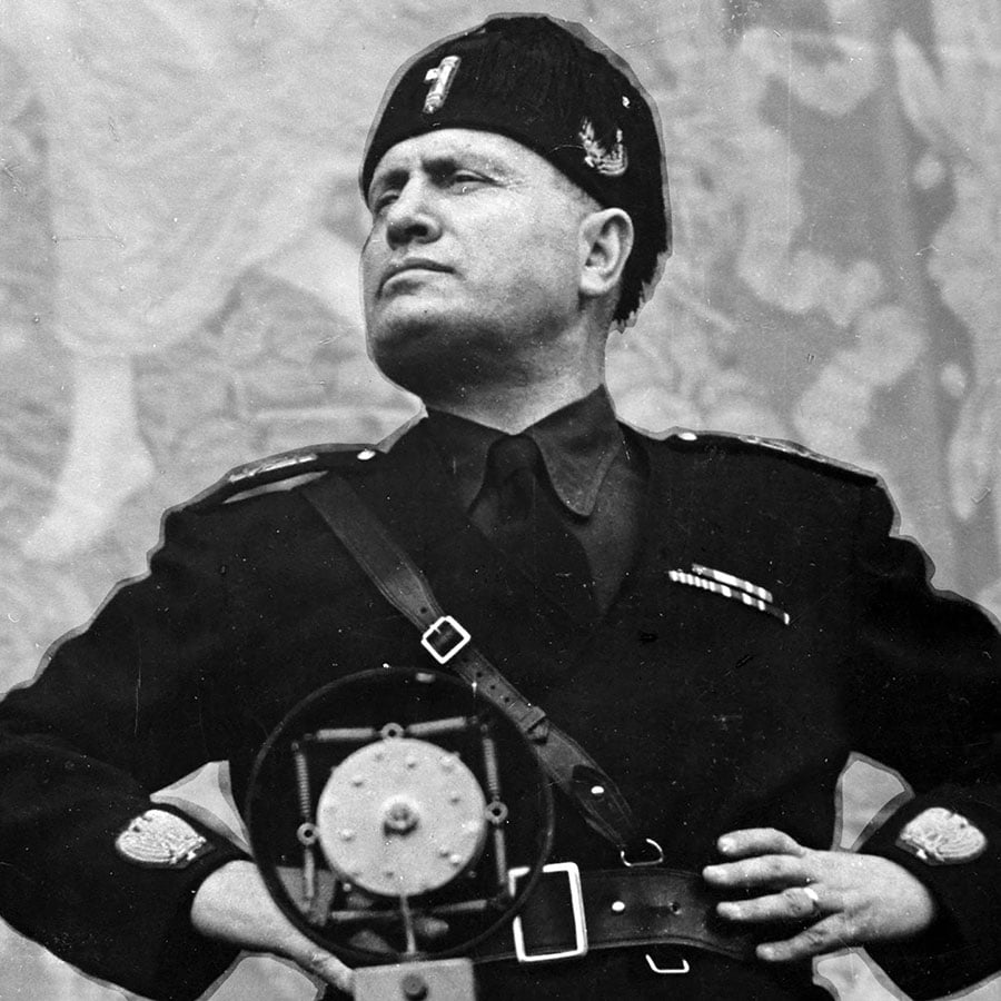 Benito Mussolini: Dictador italiano y fundador del fascismo
